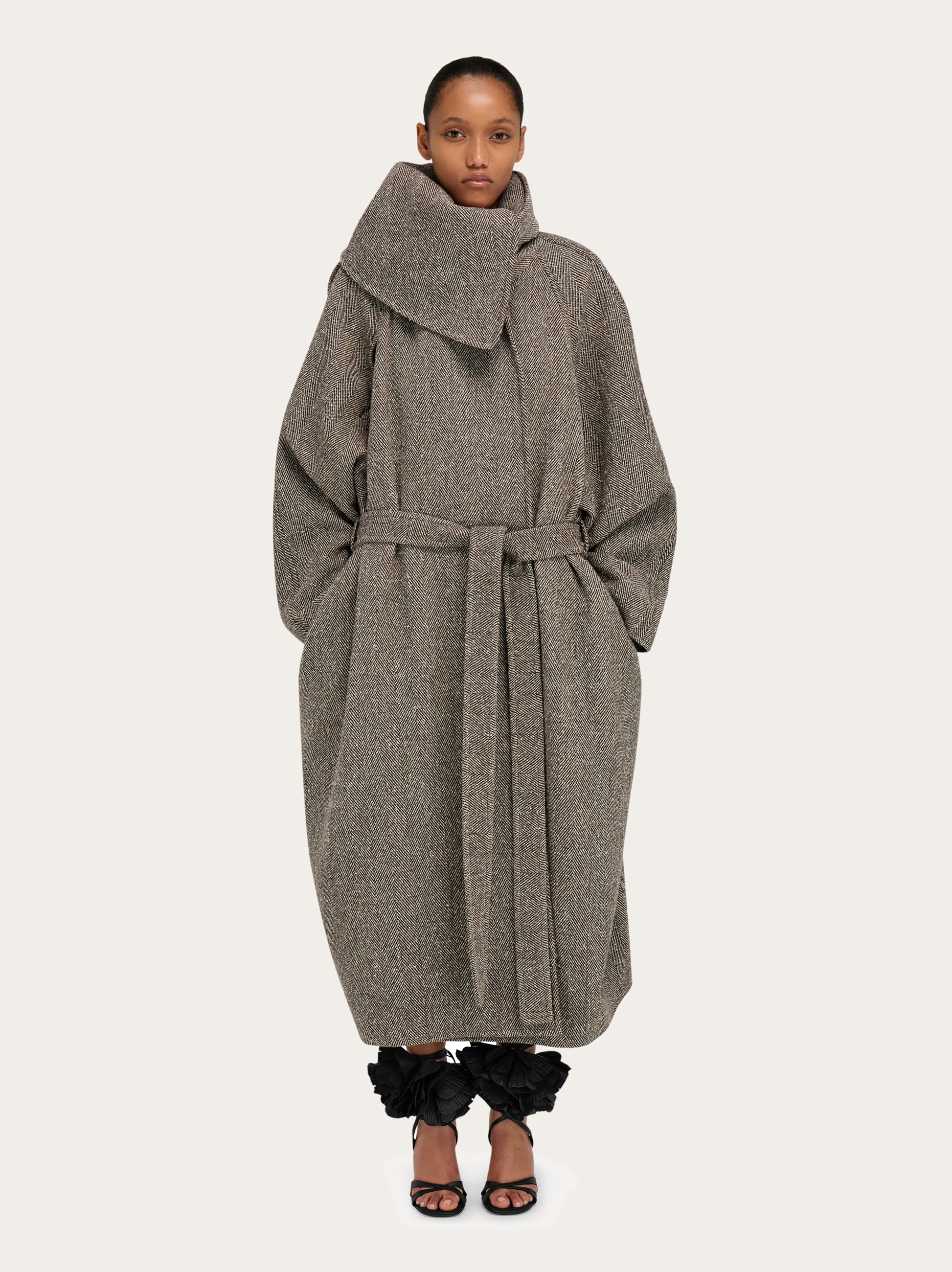 Oversize asymmetrical coat - 7