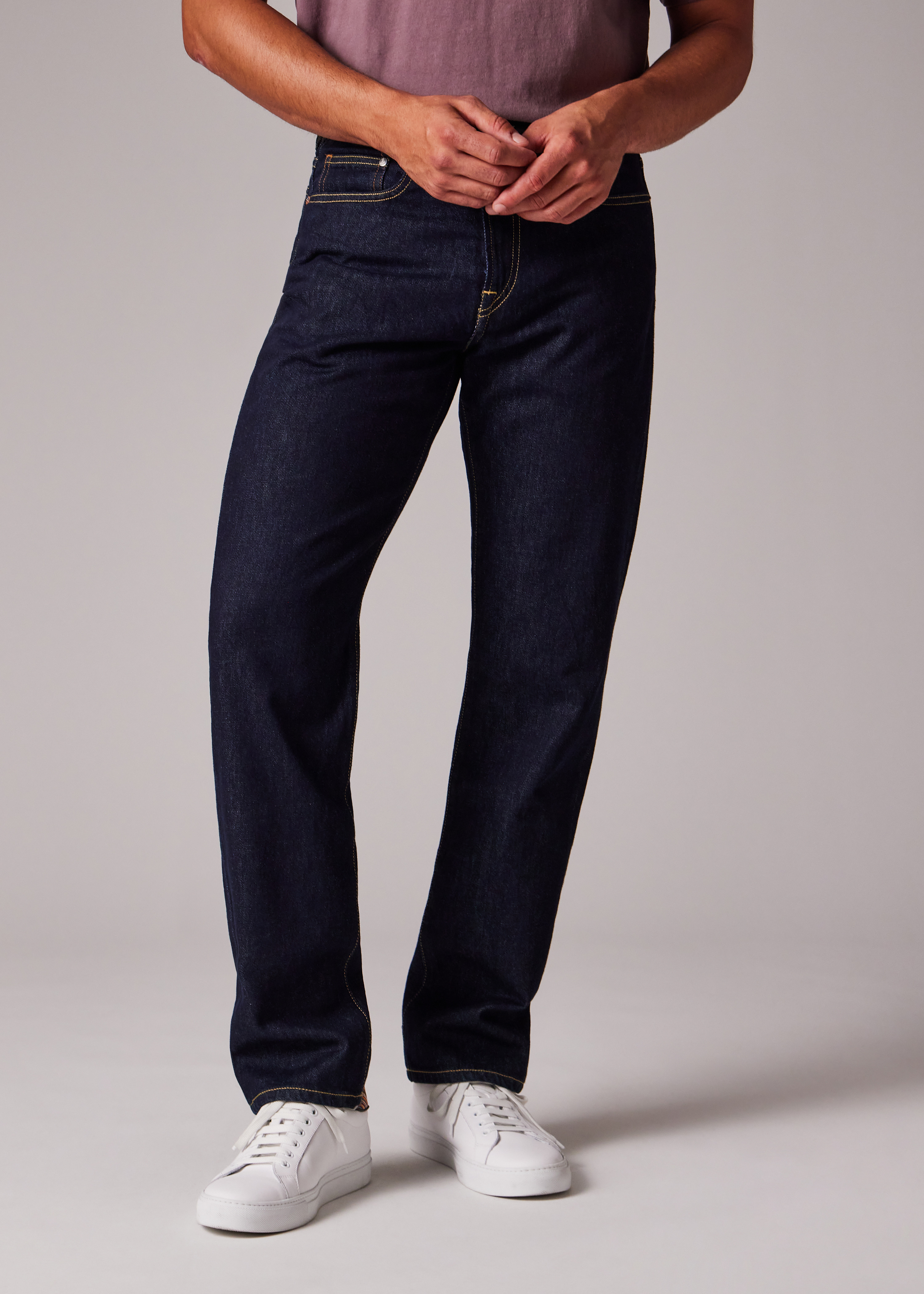 Relaxed Tapered-Fit 'Organic Vintage Stretch' Jeans - 5