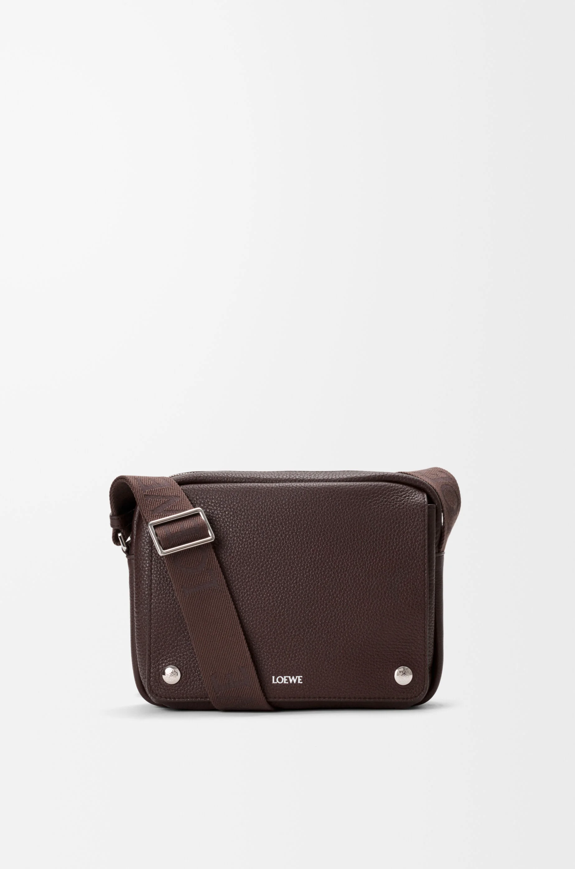 Medium Pebble messenger bag in supple grained calfskin - 1