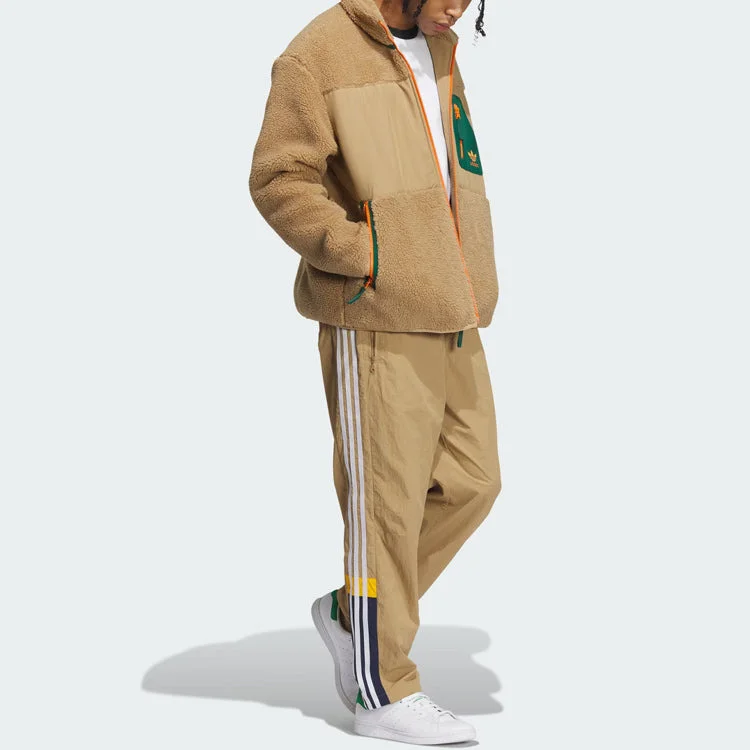 adidas adidas Originals Sherpa Jackets 'Brown' IN0994 | REVERSIBLE