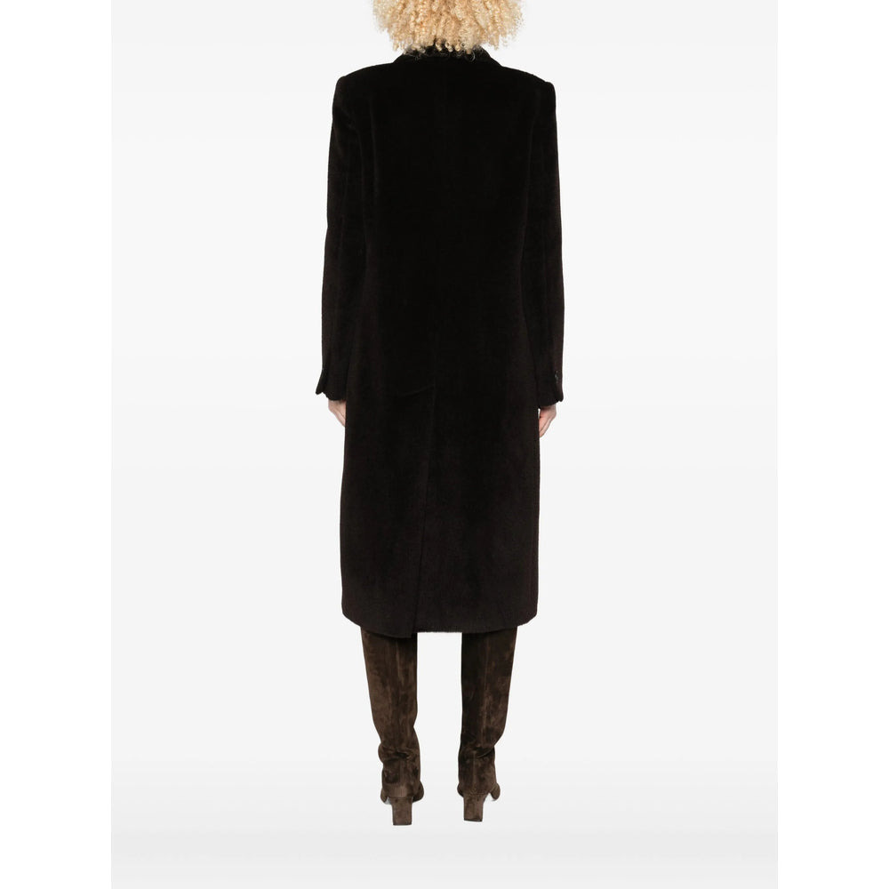 TAGLIATORE - Tagliatore Brown Coats - Double Breasted & Peacoats Women - 2