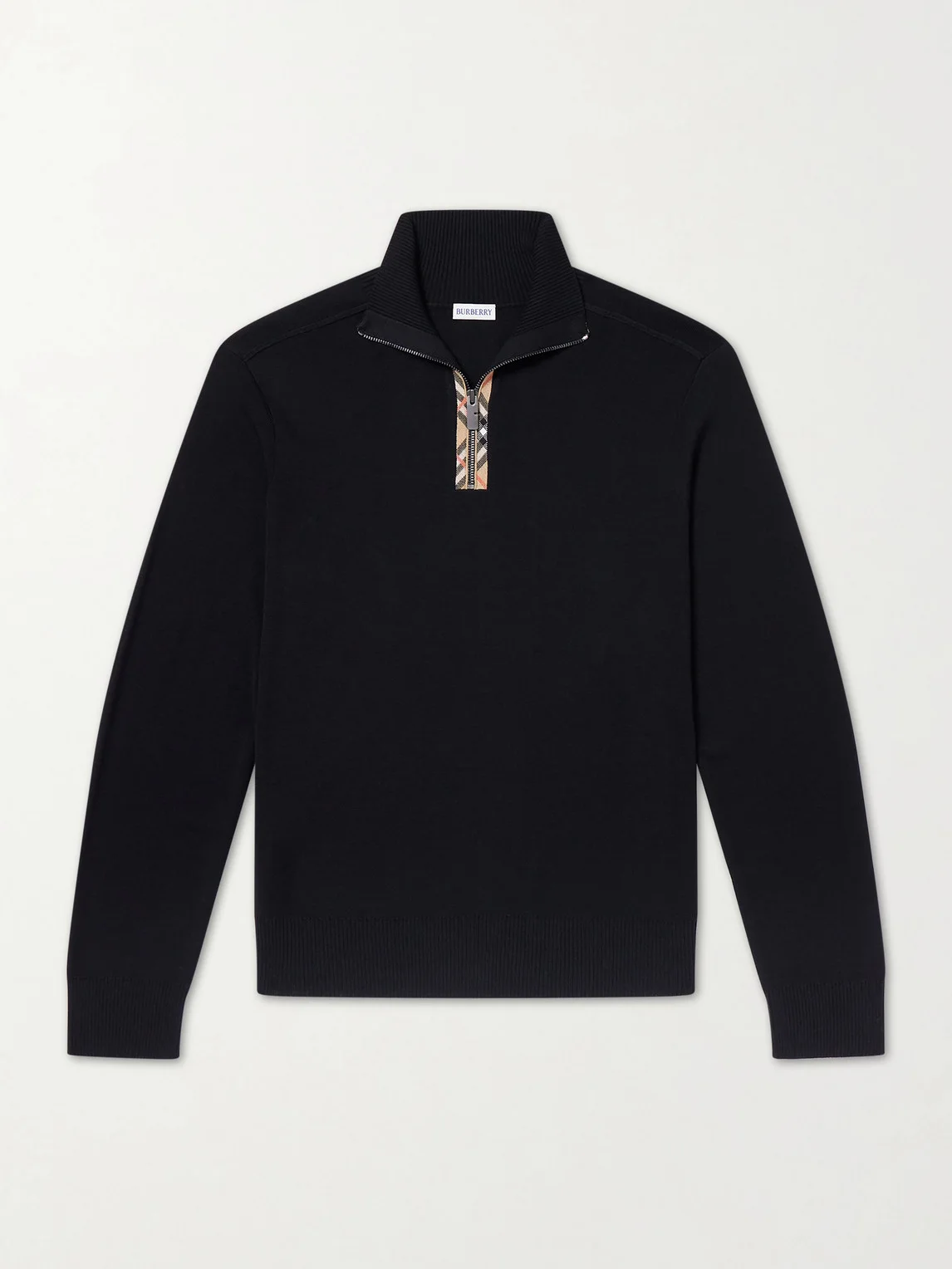 Wool Half-Zip Sweater - 1