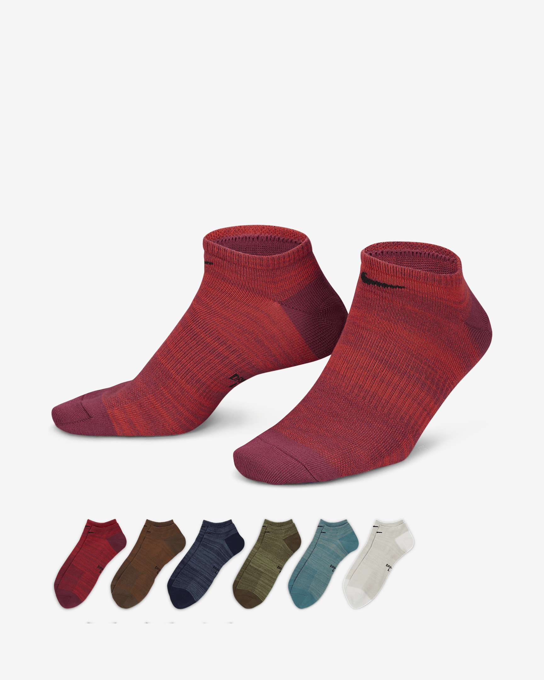 Nike Everyday Lightweight No-Show Training Socks (6 Pairs) - 1
