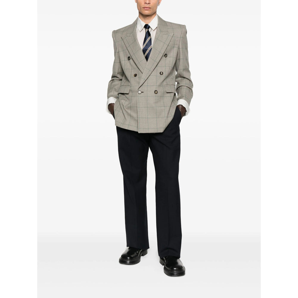 Saint Laurent Blue Trousers - Tailored Trousers Men - 4