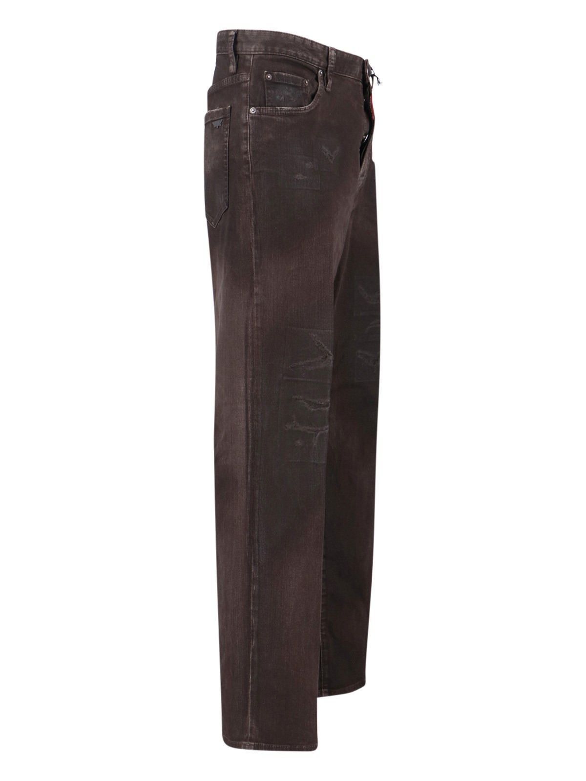 'BULL LEATHERETTE' JEANS - 3