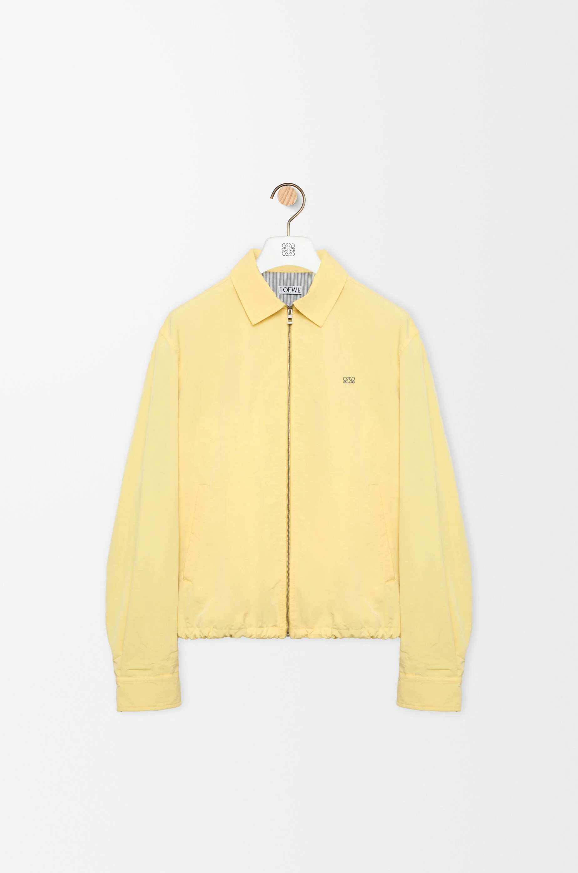 Zip-up jacket in technical cotton - 1