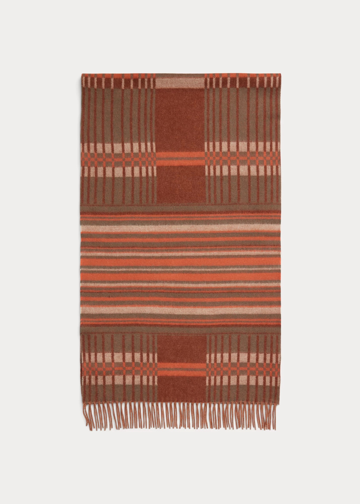Wool-Cashmere Jacquard Scarf - 3