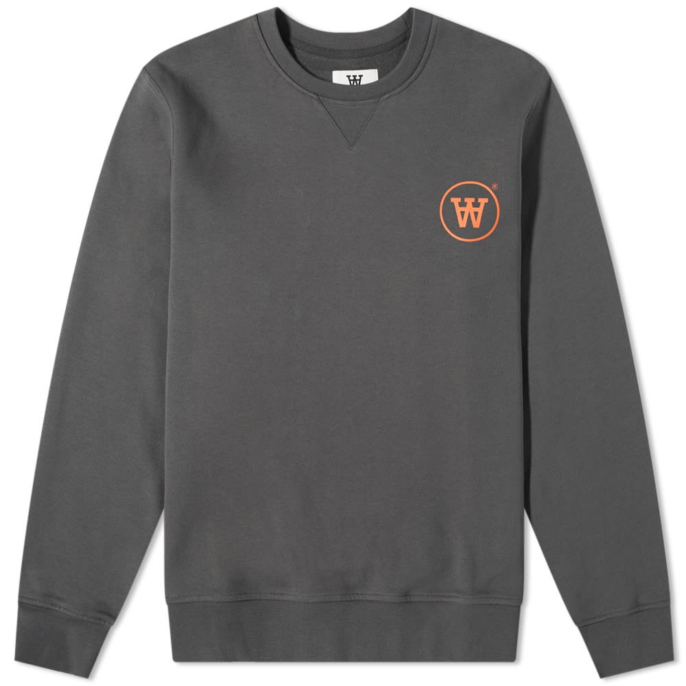 Wood Wood Tye Small Logo Crew Sweat - 1