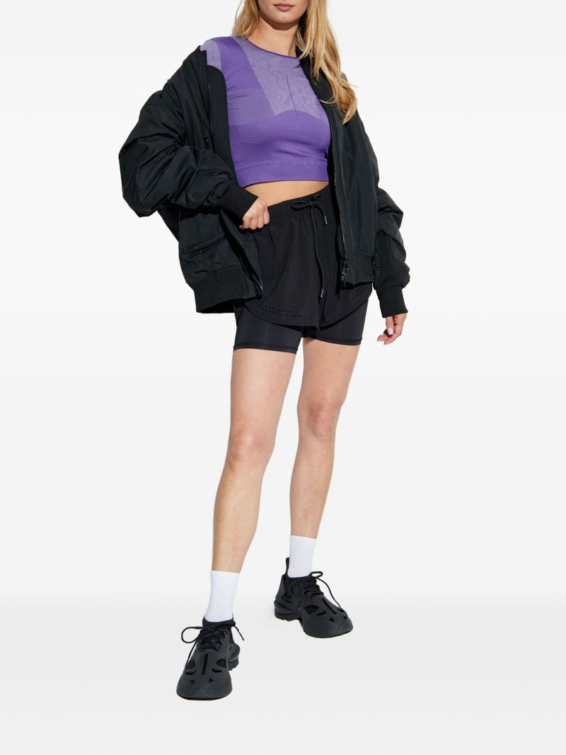 adidas snakeskin-pattern long-sleeve top outlook