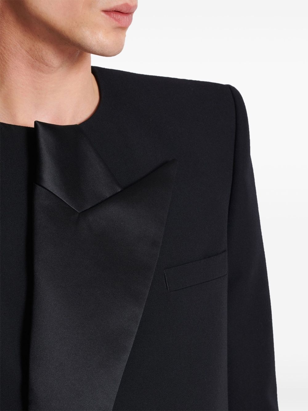 Asymmetric Spencer jacket - 7