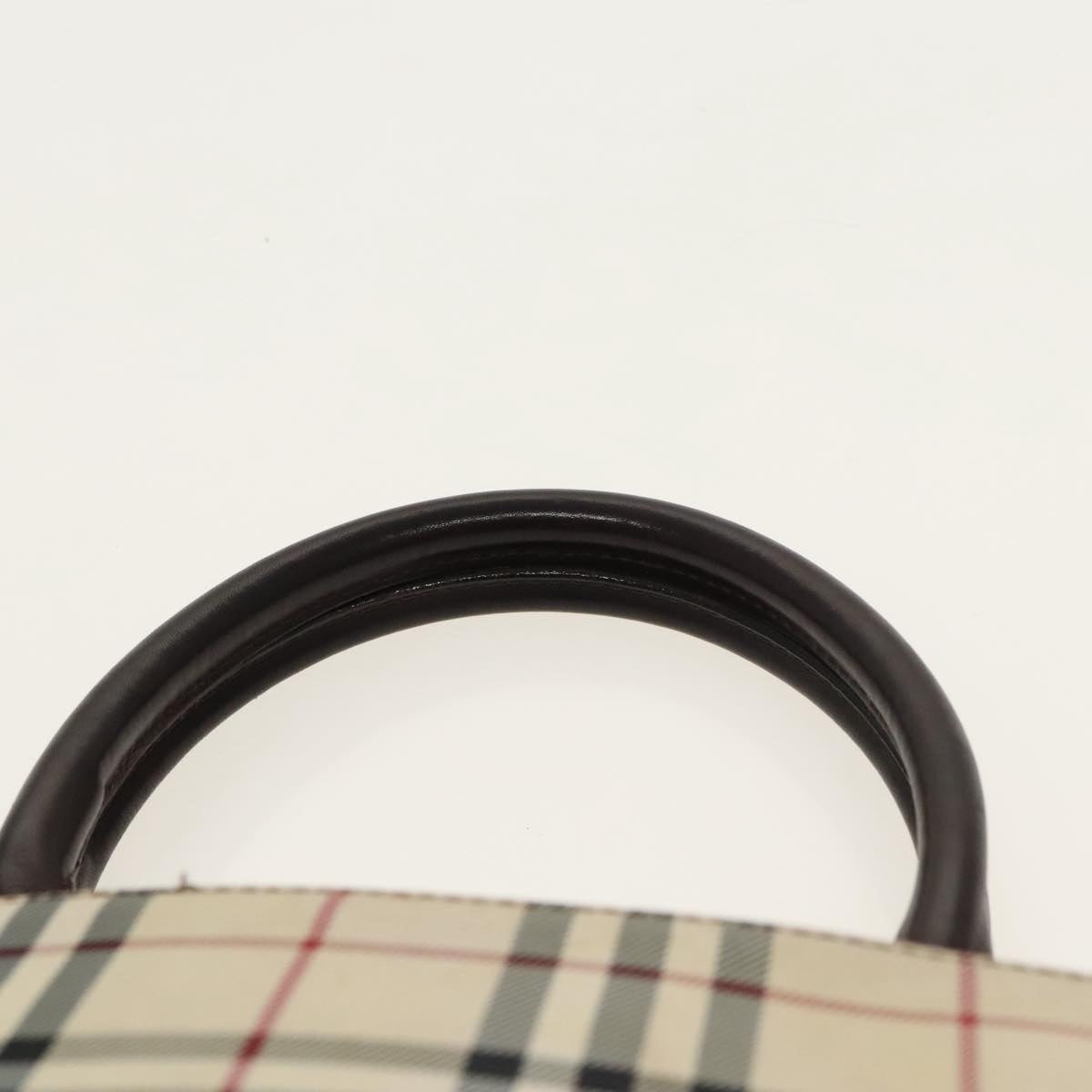Burberry Nova Check Tote Bag Canvas Beige Brown - 8