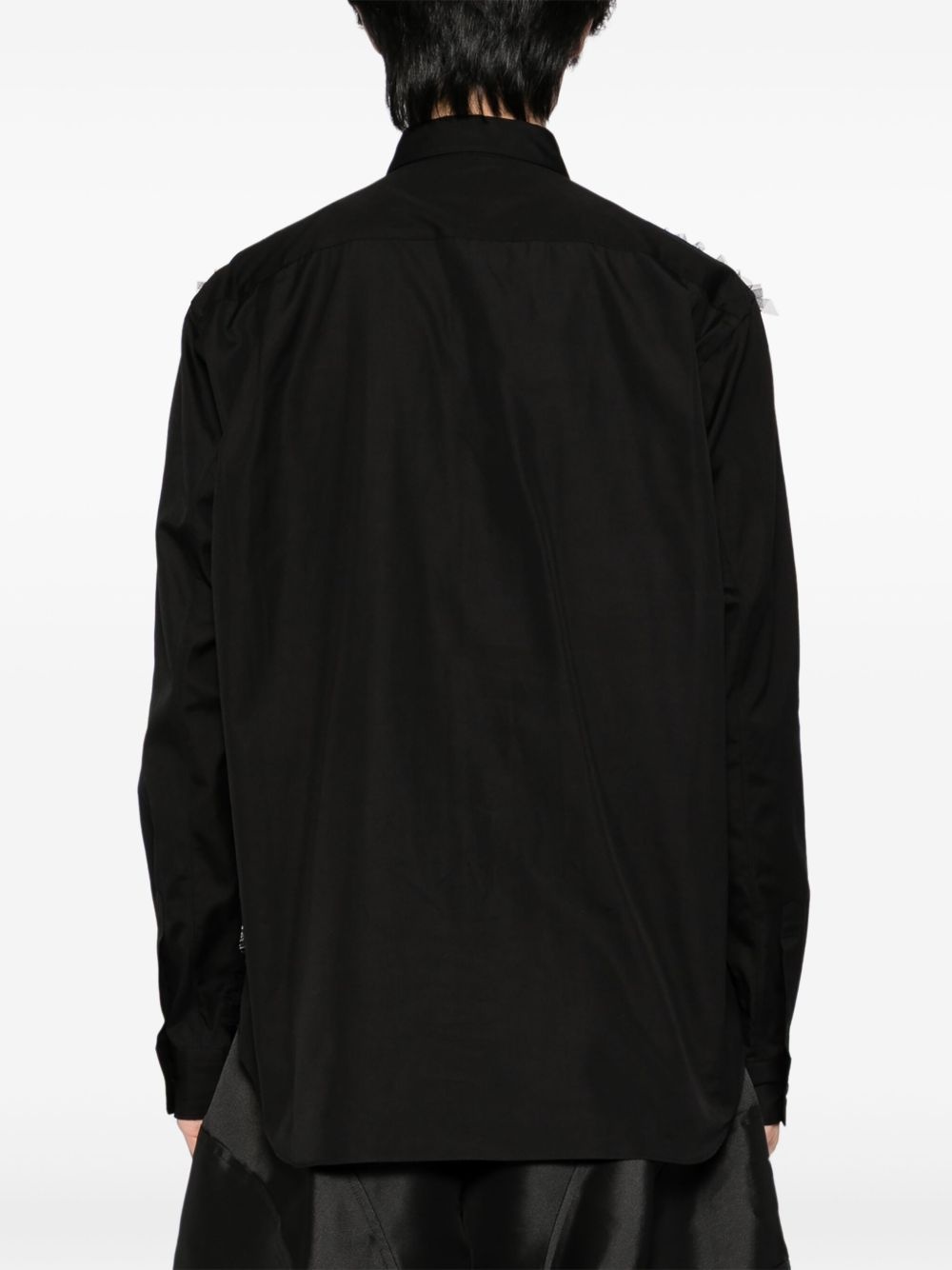 pompom detailing shirt - 4
