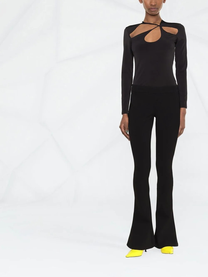 Balmain low-waist flared trousers outlook