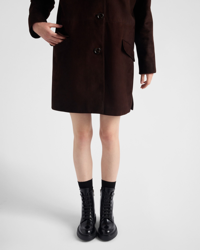 Prada Brushed leather boots outlook