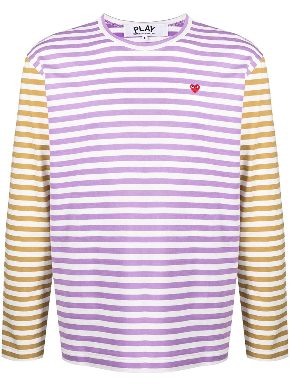 striped long-sleeve T-shirt - 1