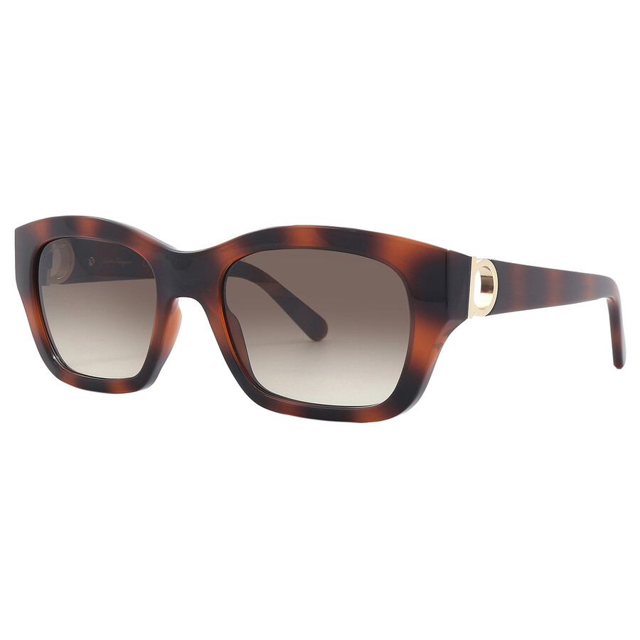 Salvatore Ferragamo Grey Gradient Square Ladies Sunglasses SF1012S 214 53 - 3