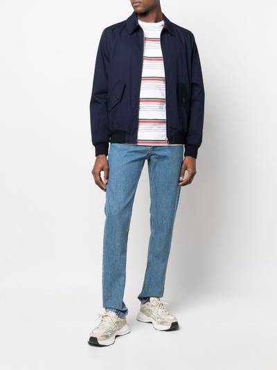 A.P.C. zipped-up bomber jacket outlook