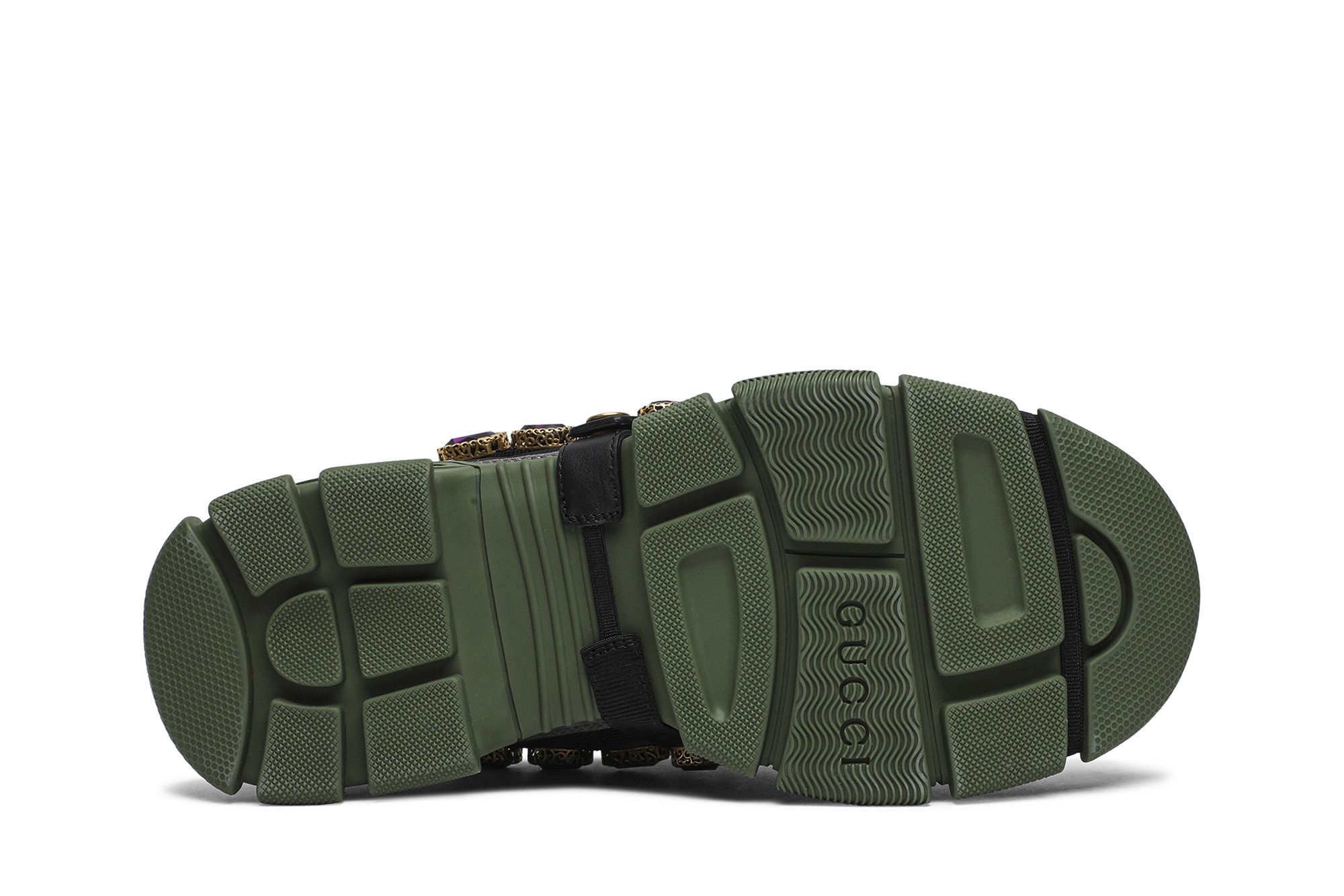 Gucci Wmns Flashtrek Crystals 'Green' - 4