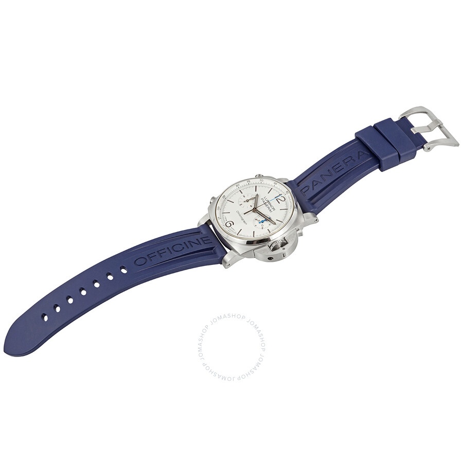 Panerai Luminor Chronograph Automatic White Dial Men's Watch PAM01218 - 4