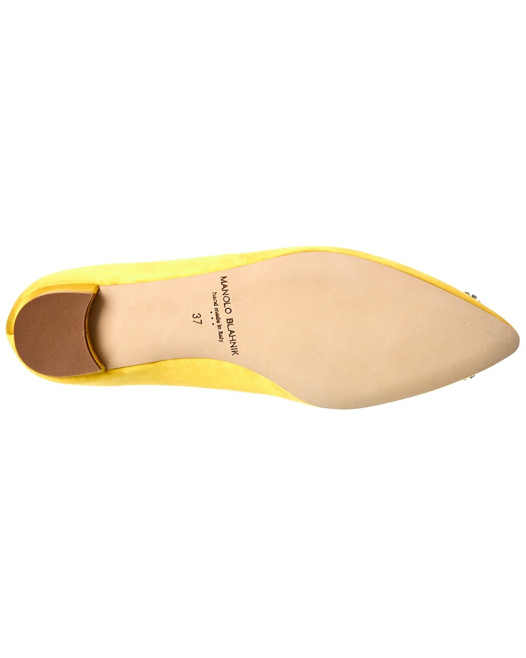 Manolo Blahnik Hangisi Satin Flat - 4