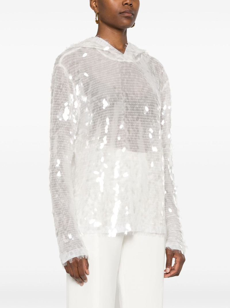 sequin-embellished hoodie 3