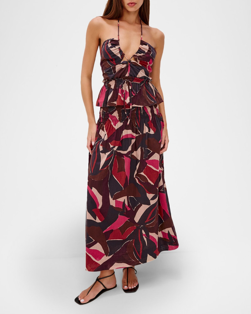 Rails Dulce Printed Halter Crop Top outlook