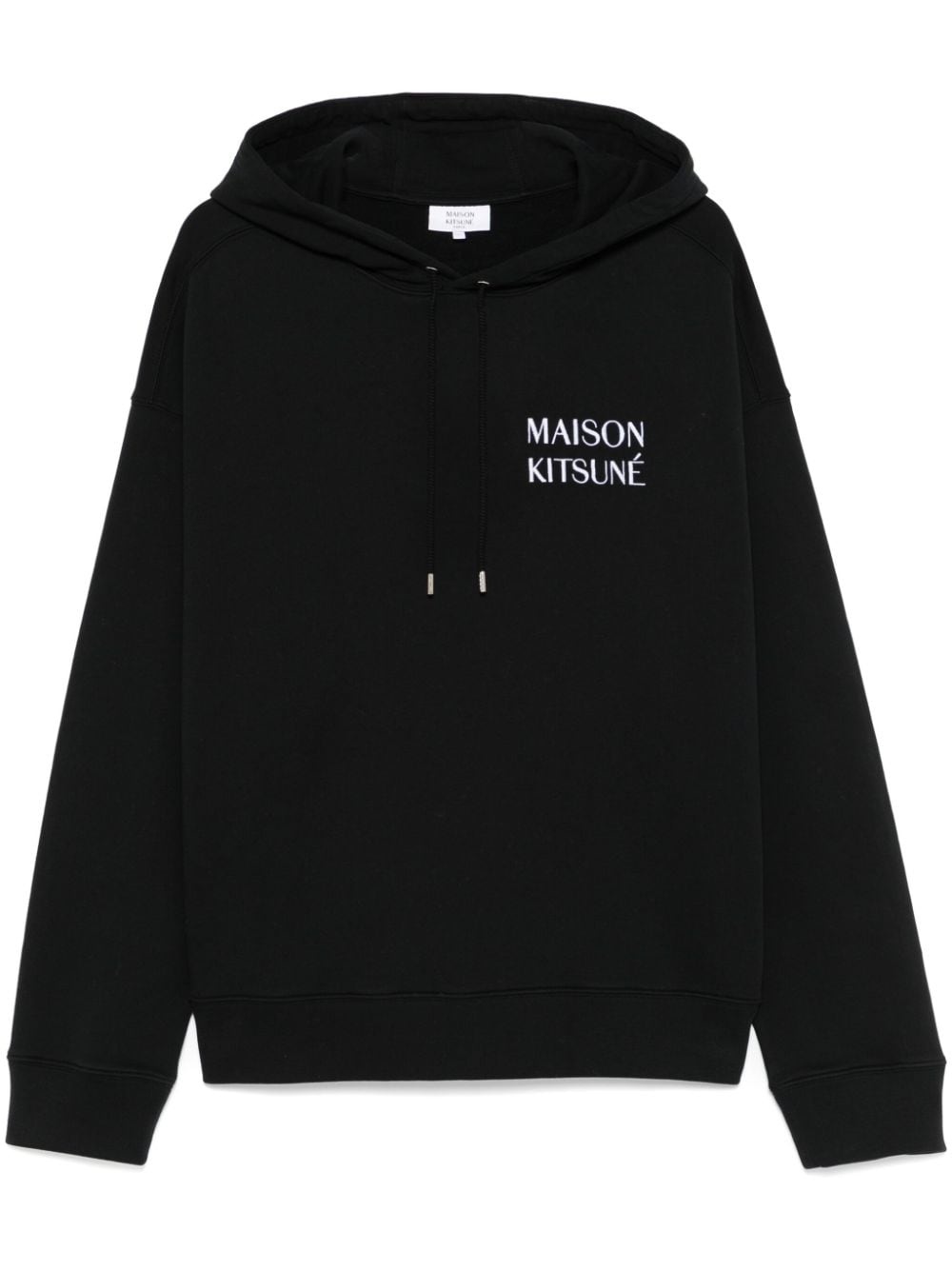 Waterfall-print hoodie - 1