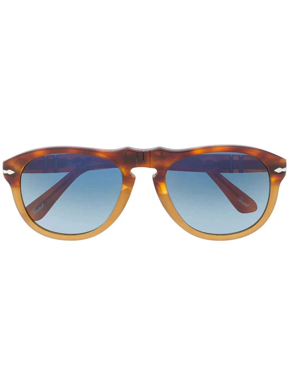 tortoiseshell aviator sunglasses - 1