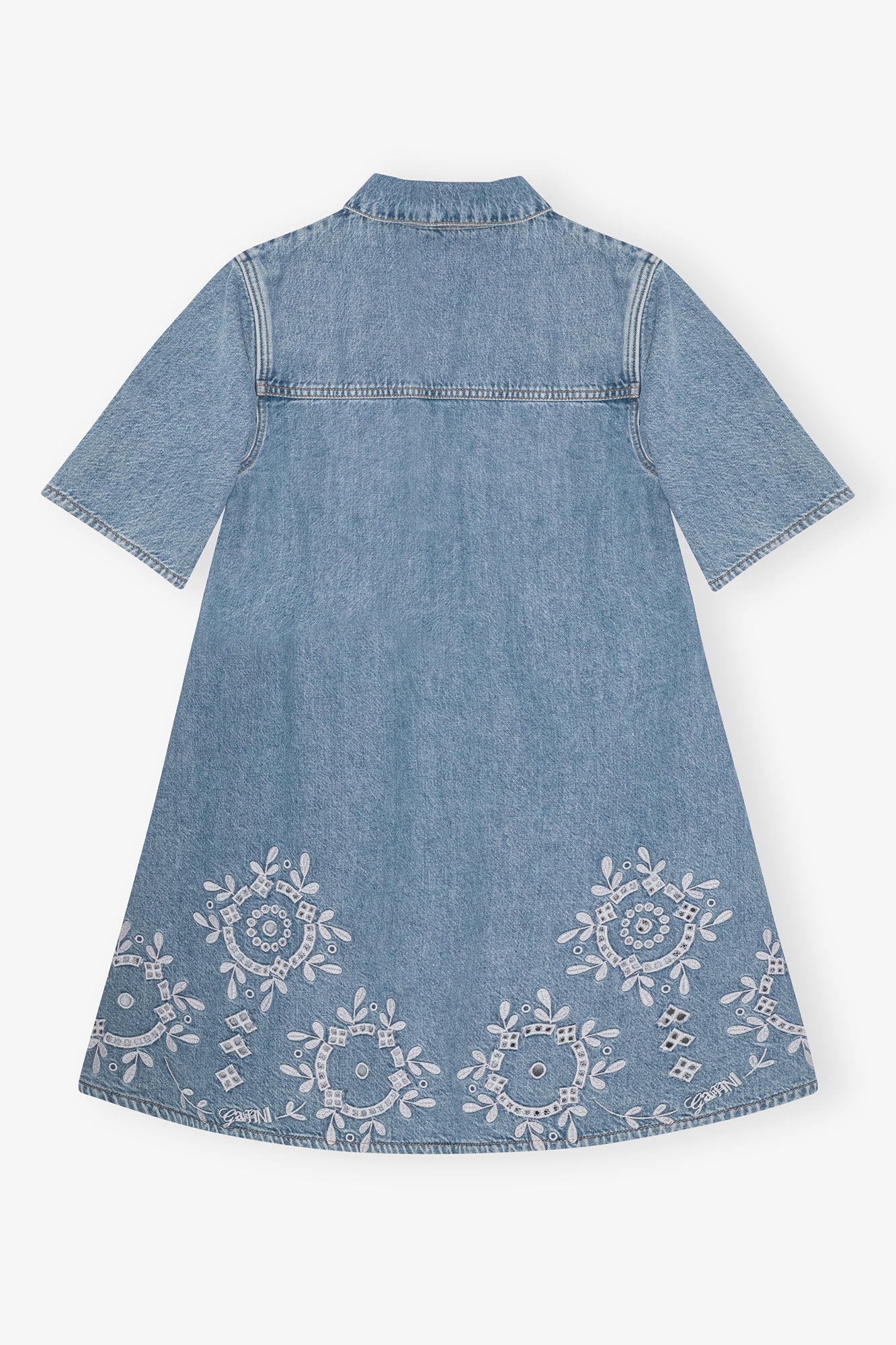 BRODERIE ANGLAISE MINI DRESS - 6