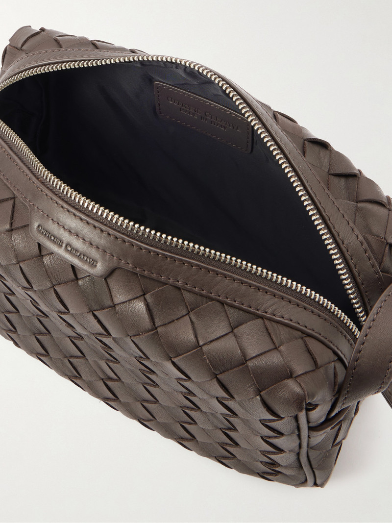 Armour 014 Woven Leather Wash Bag 4