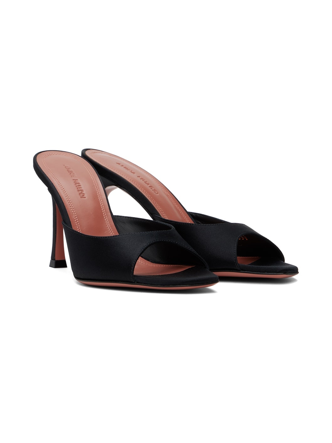Black Alexa Slipper 90 Heeled Sandals - 4