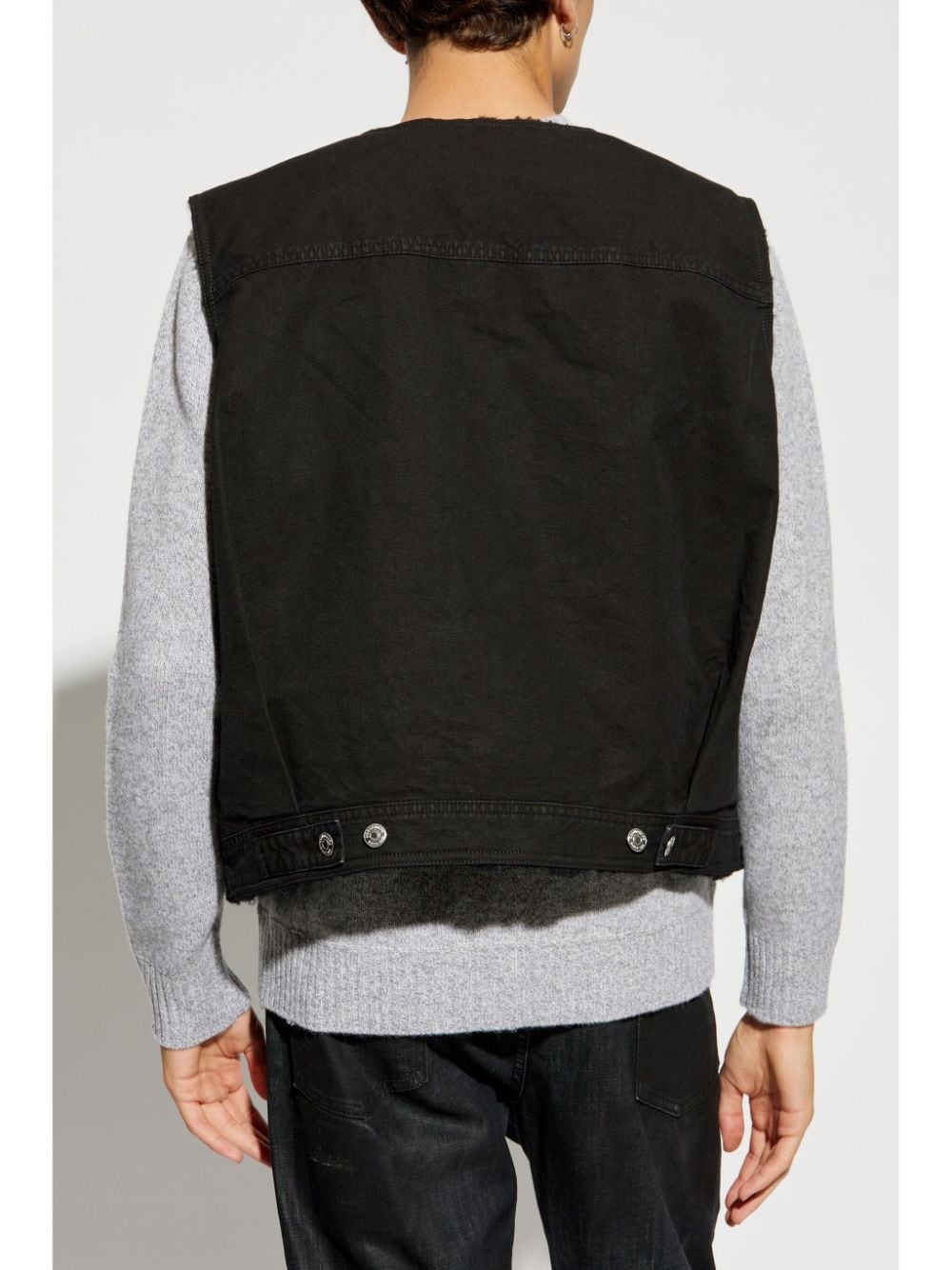 padded denim jacket - 4