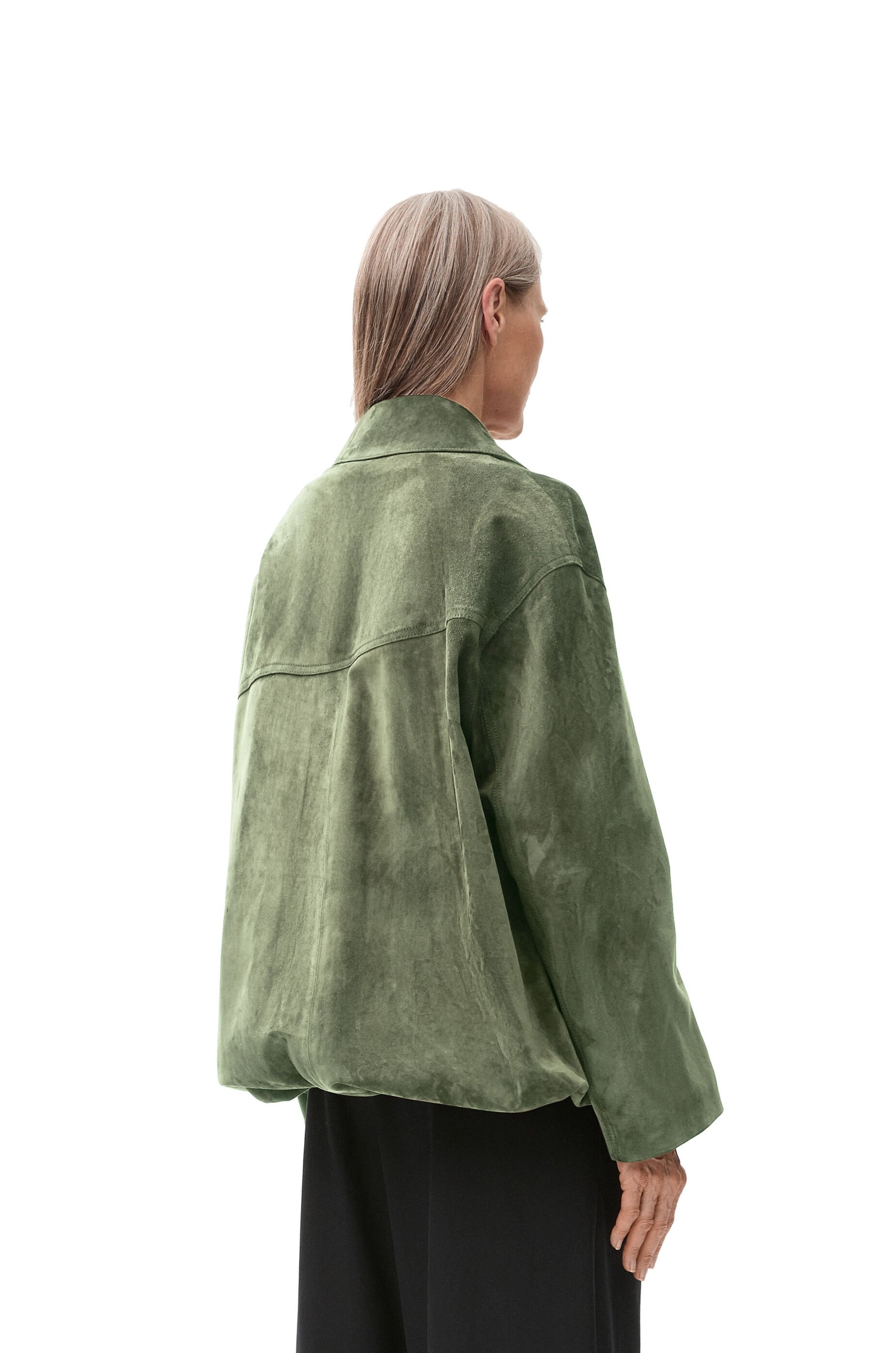 Draped top in suede calfskin - 4