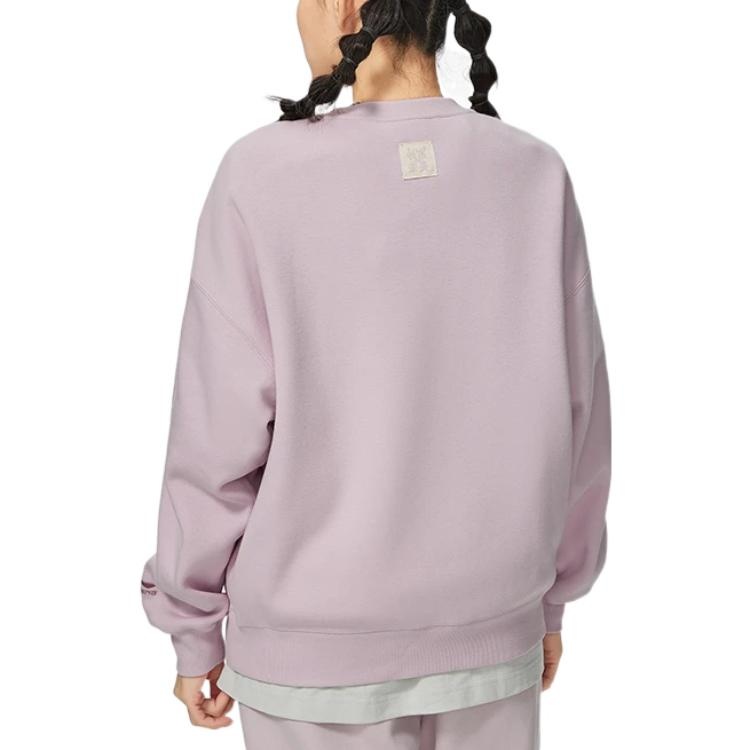 (WMNS) Li-Ning Graphic Sweatshirt 'Mauve' AWDSB66-3 - 4