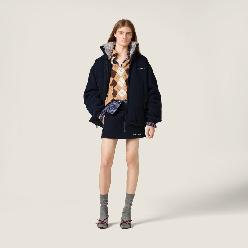 Miu Miu Fleece down jacket outlook