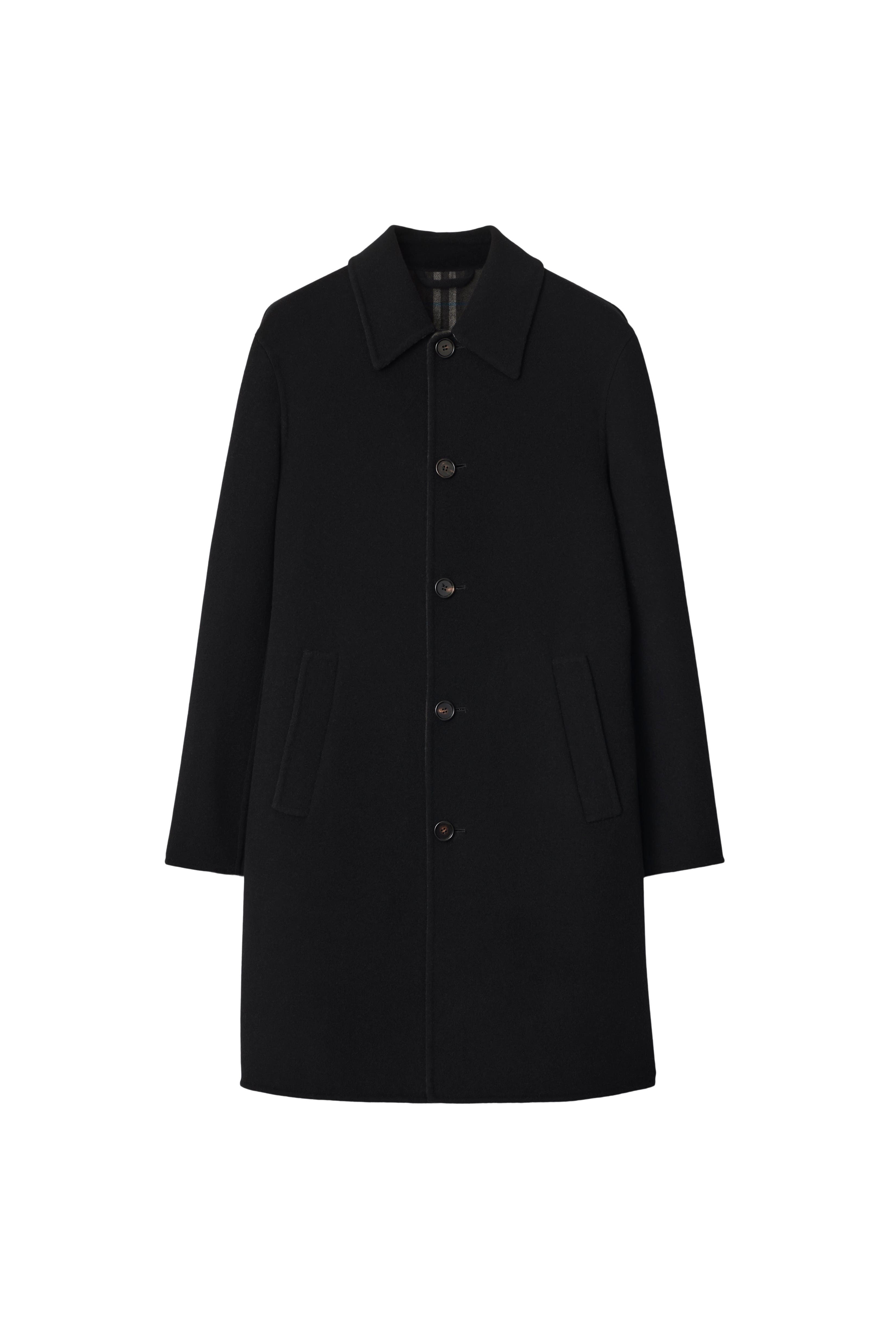 burberry Mid-length Wool Car Coat in Black/snug at Nordstrom - 2
