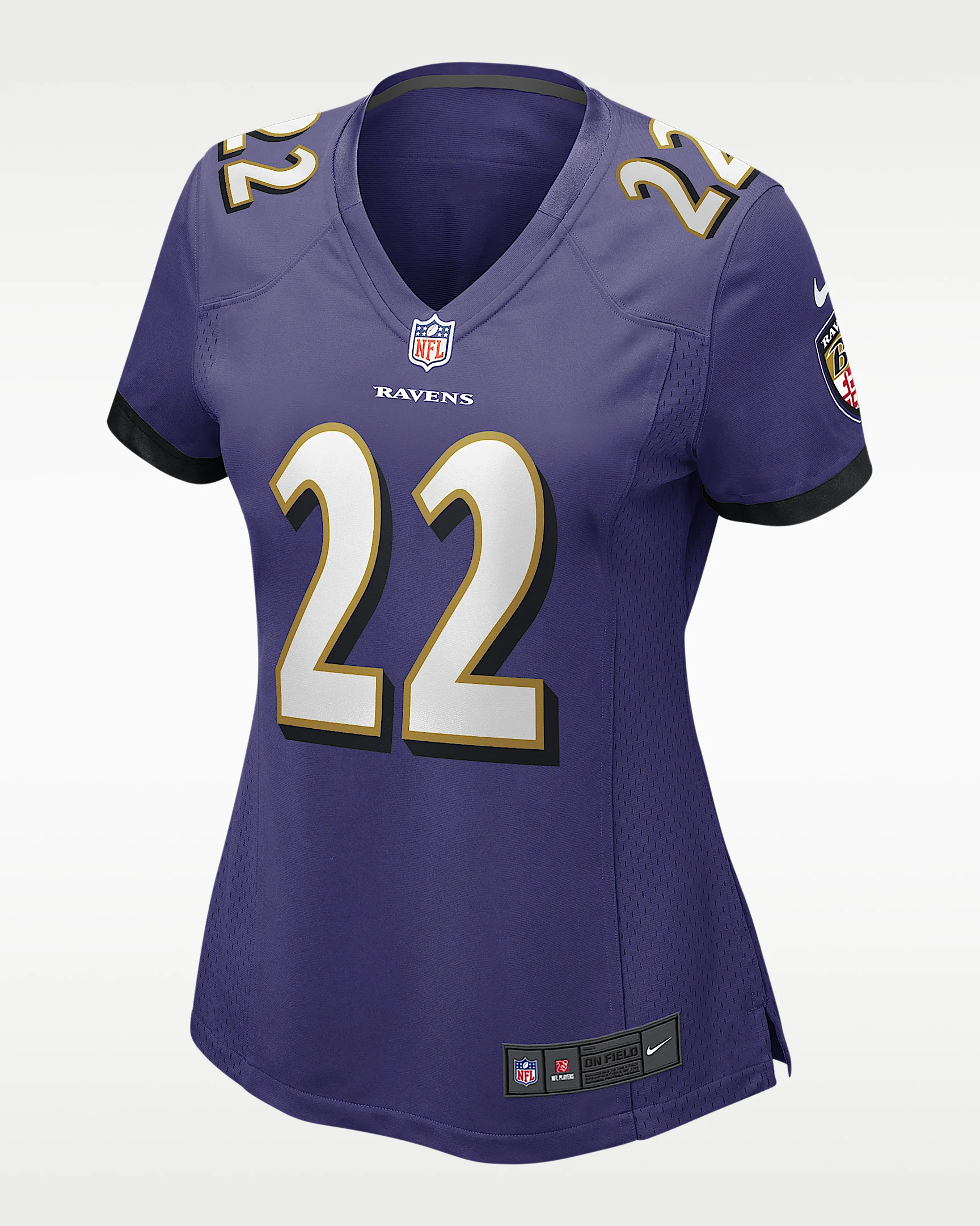 Derrick Henry Baltimore Ravens Women's Nike NFL Game Football Jersey - 1