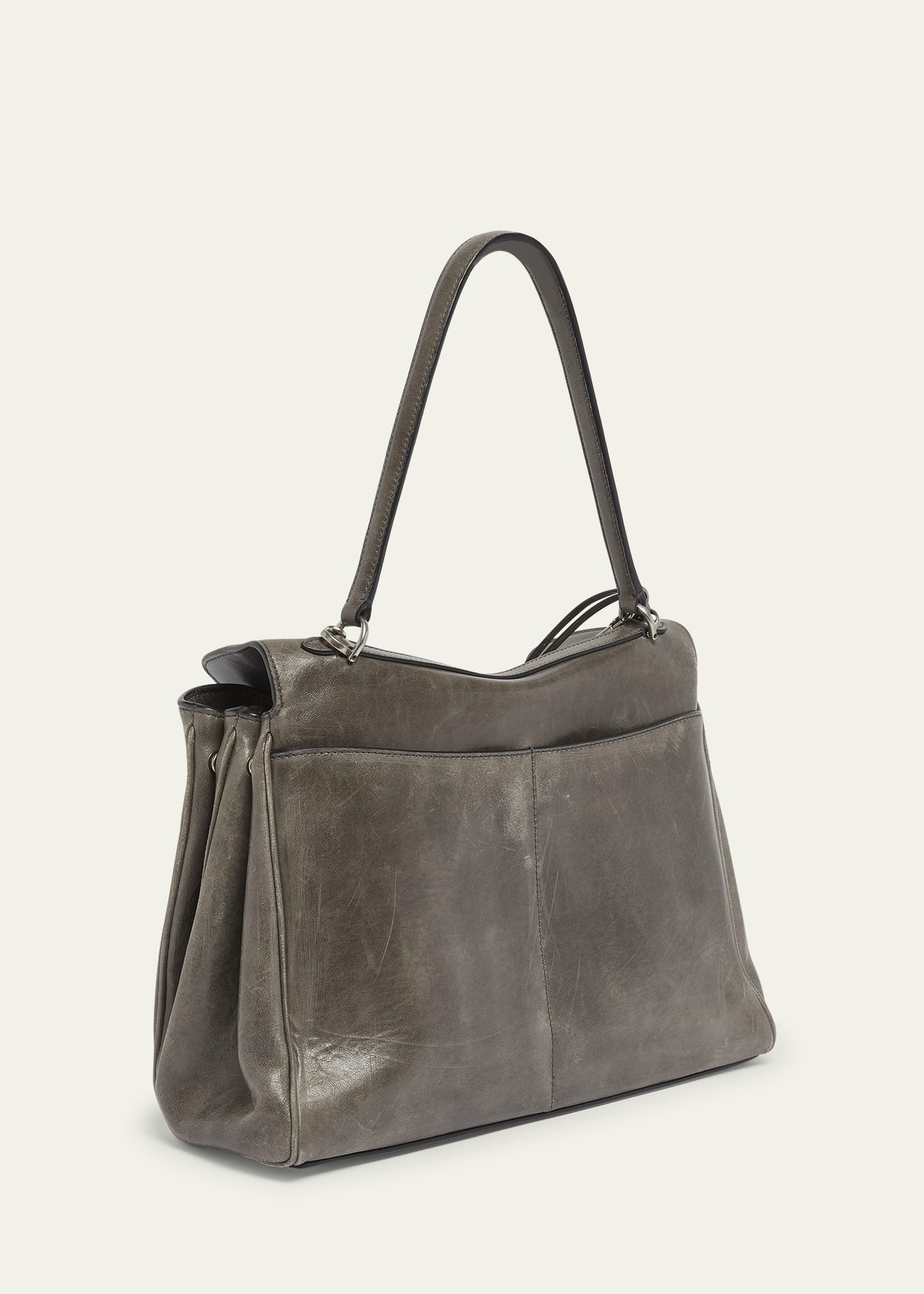 Rodeo Medium Leather Top-Handle Bag with Charms - 3