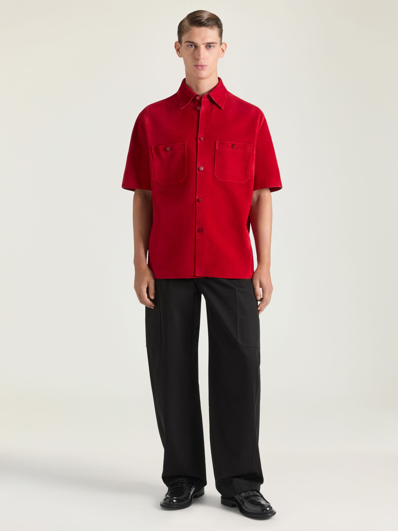Givenchy COUTURE SEAM OVERSHIRT IN SUEDE outlook
