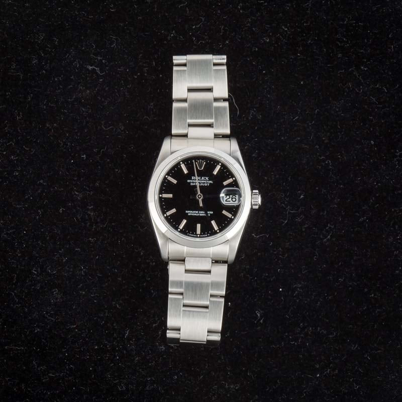 Rolex Datejust 31 78240 Black Dial - 6
