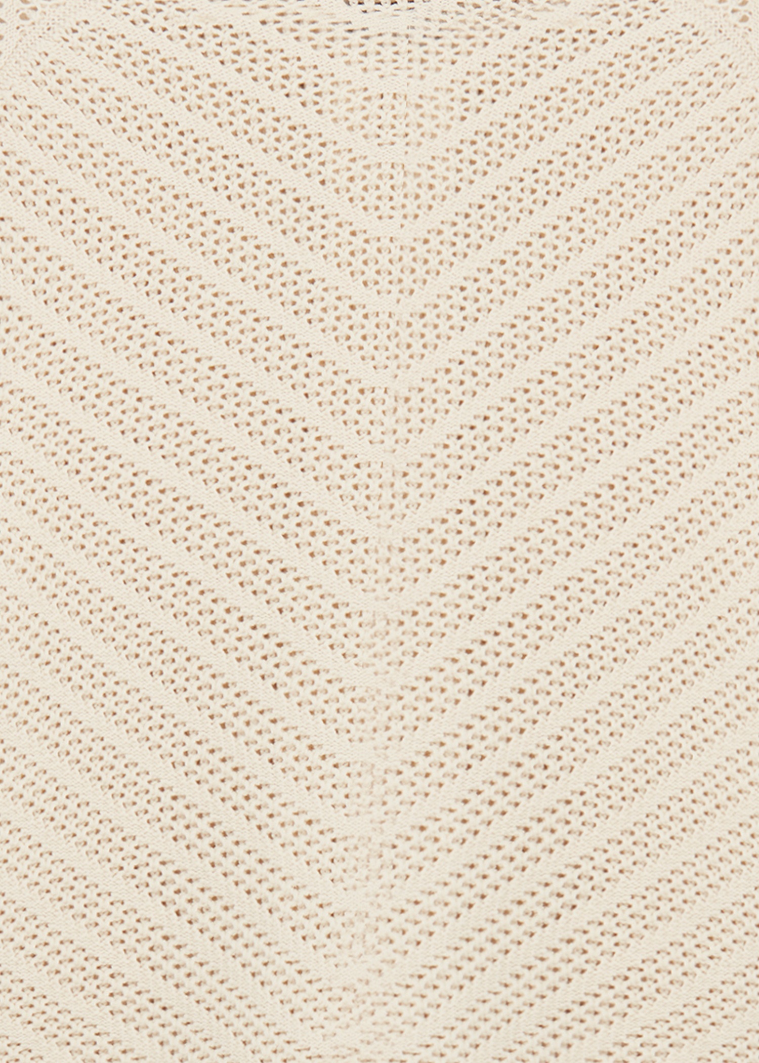 Women's Cotton-Blend Perforated Zip Cardigan - 2