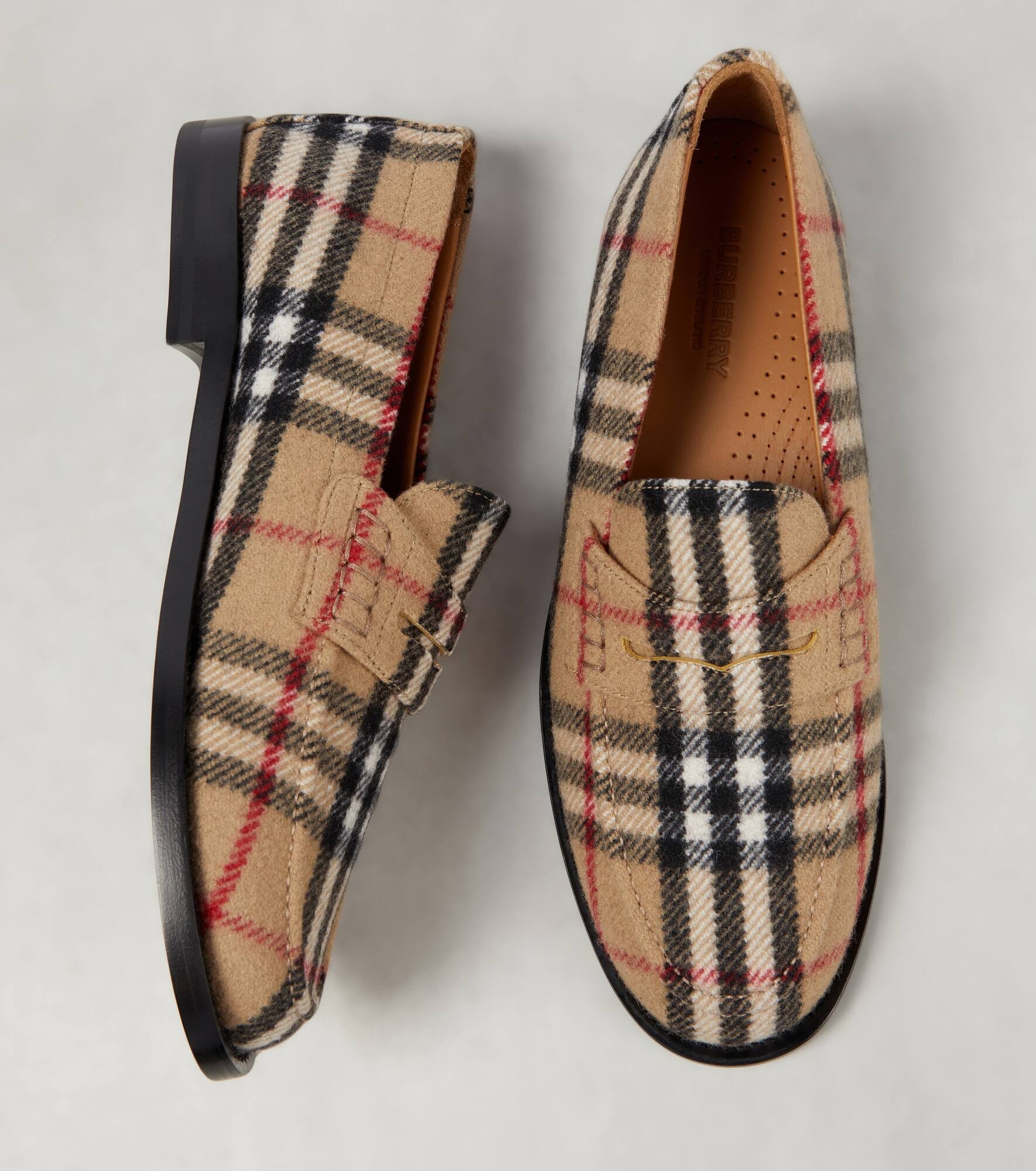 Vintage Check loafers - 6