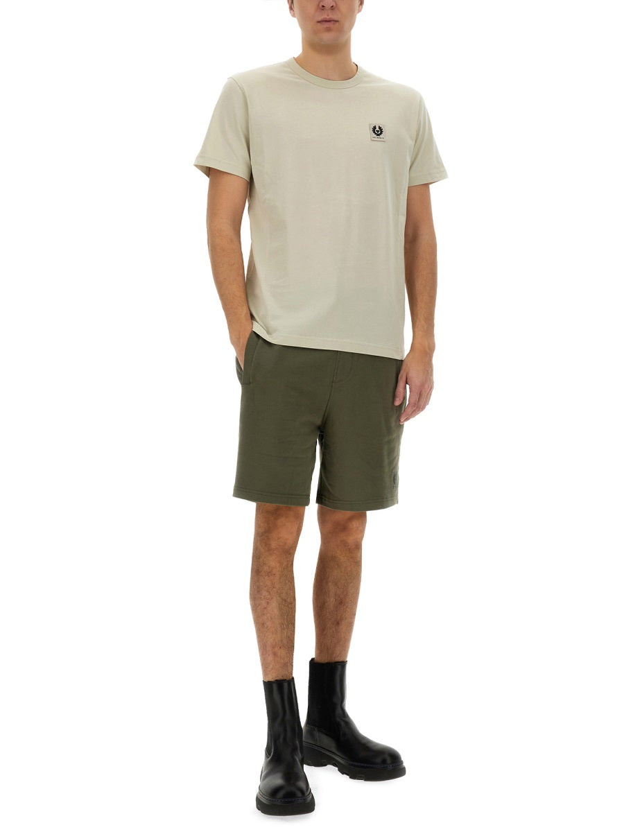 Belstaff Men Bermuda With Logo - 2