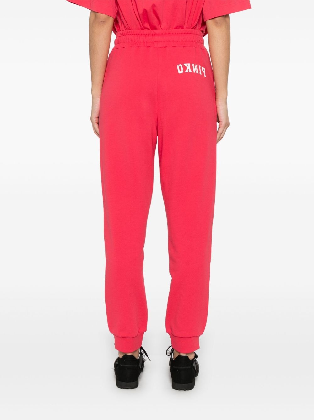 logo-print track trousers - 4
