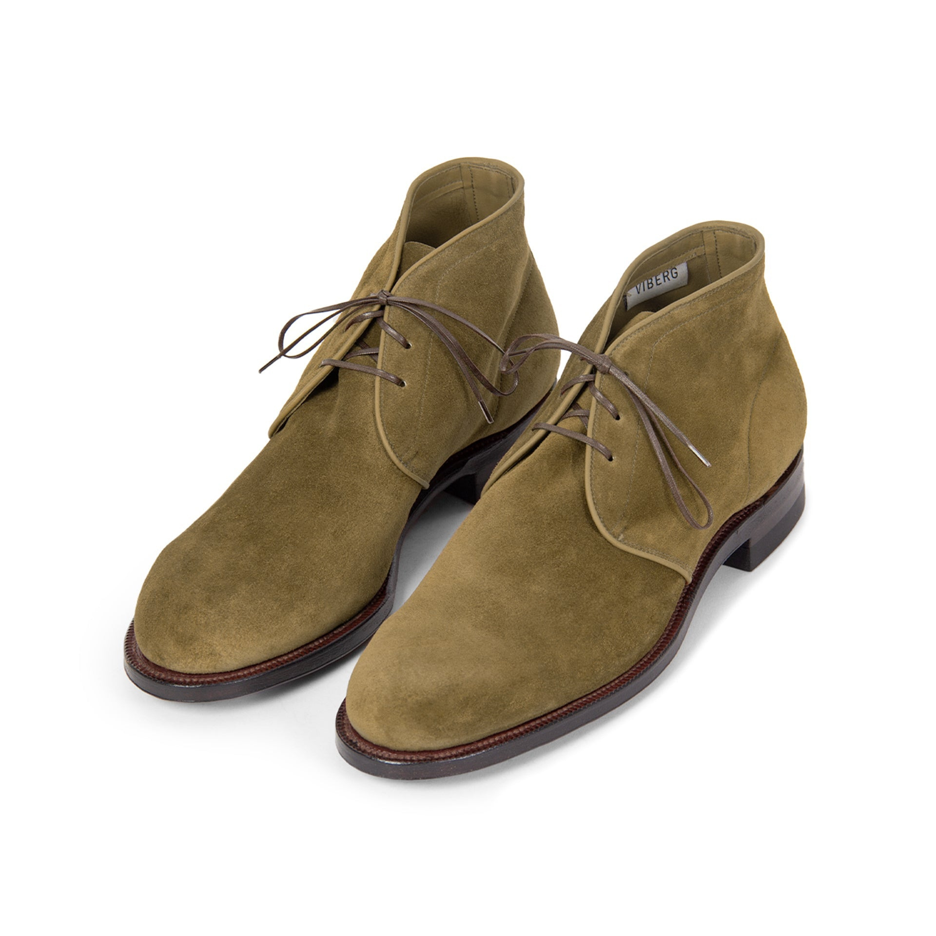 Uplands - Avocado Janus Calf Suede - 3