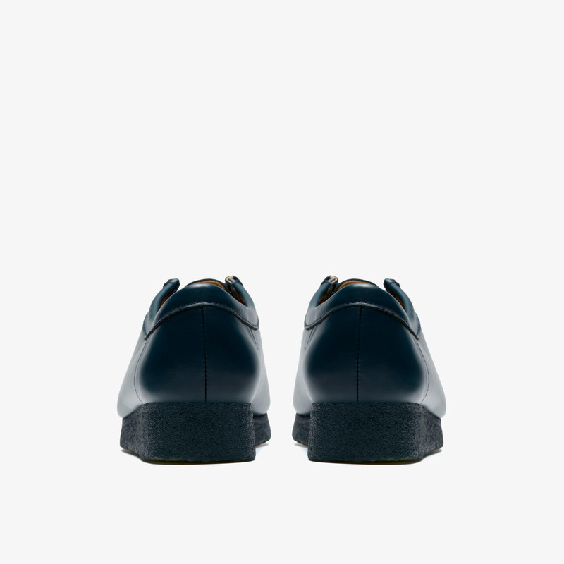 Wallabee Dark Teal Leather 5