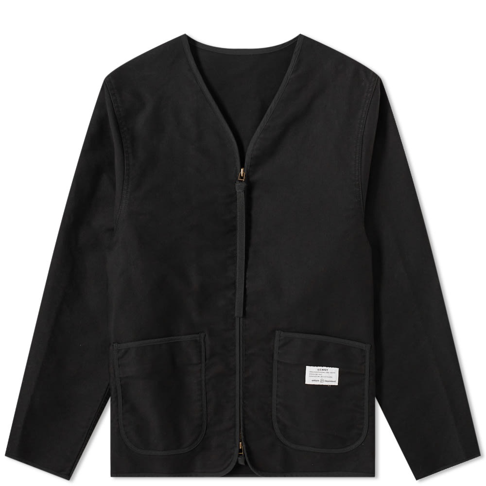 Uniform Experiment Washed Zip Liner Blouson - 1