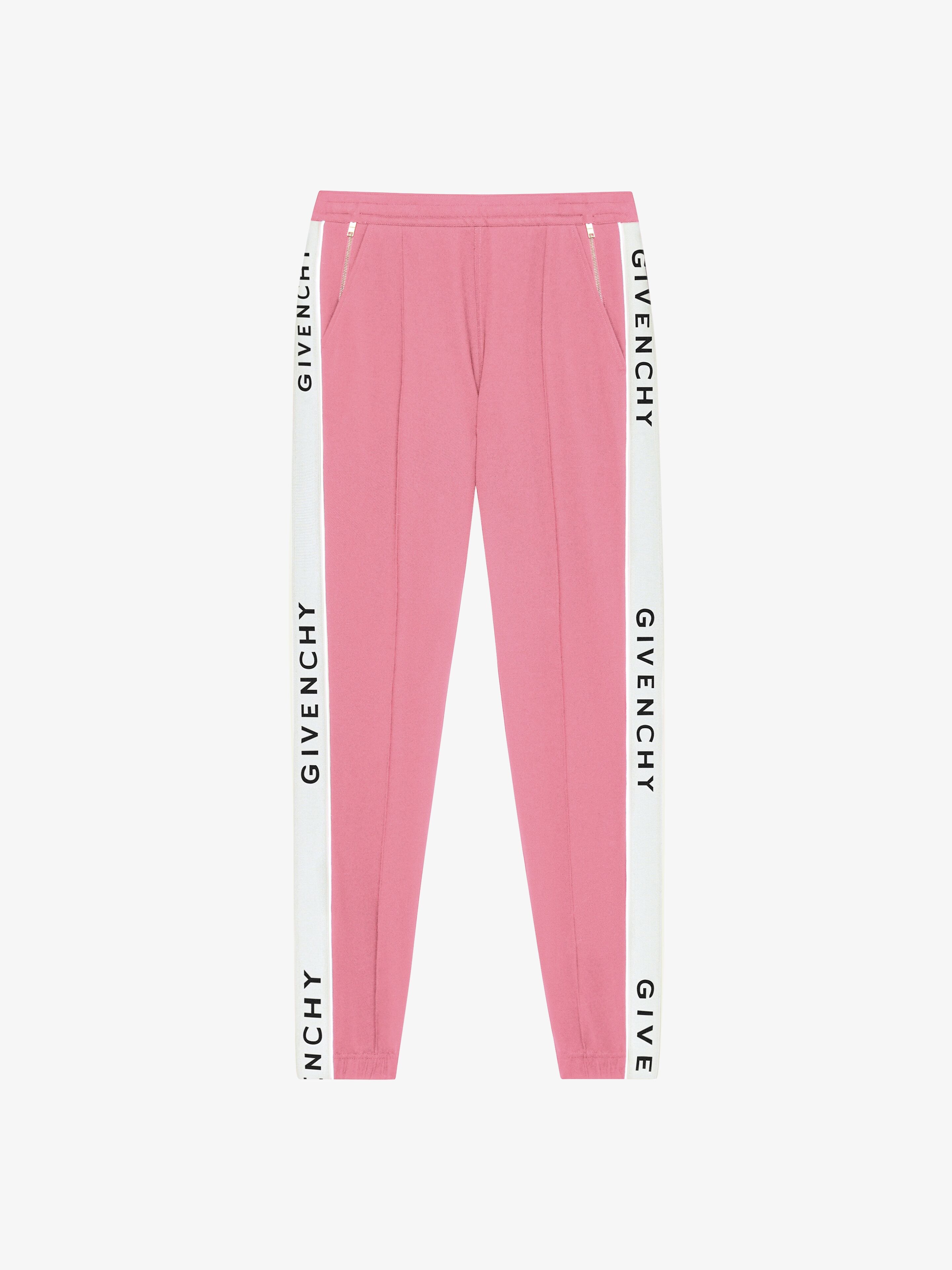 SLIM-FIT JOGGER PANTS IN JERSEY WITH GIVENCHY BANDS - 1