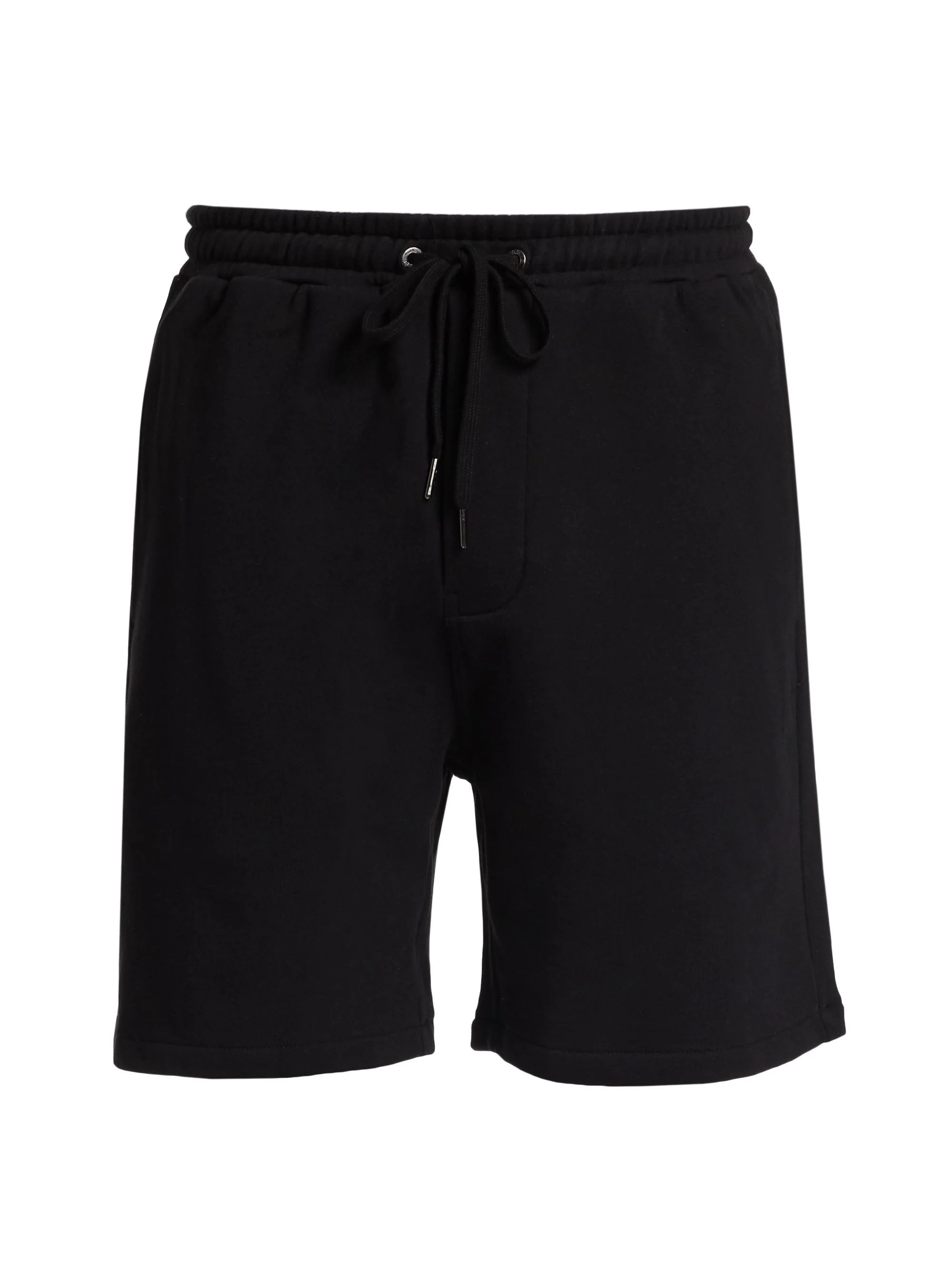 Men's 4 x 4 Lofi Track Regular-fit Cotton Shorts - Black - 1