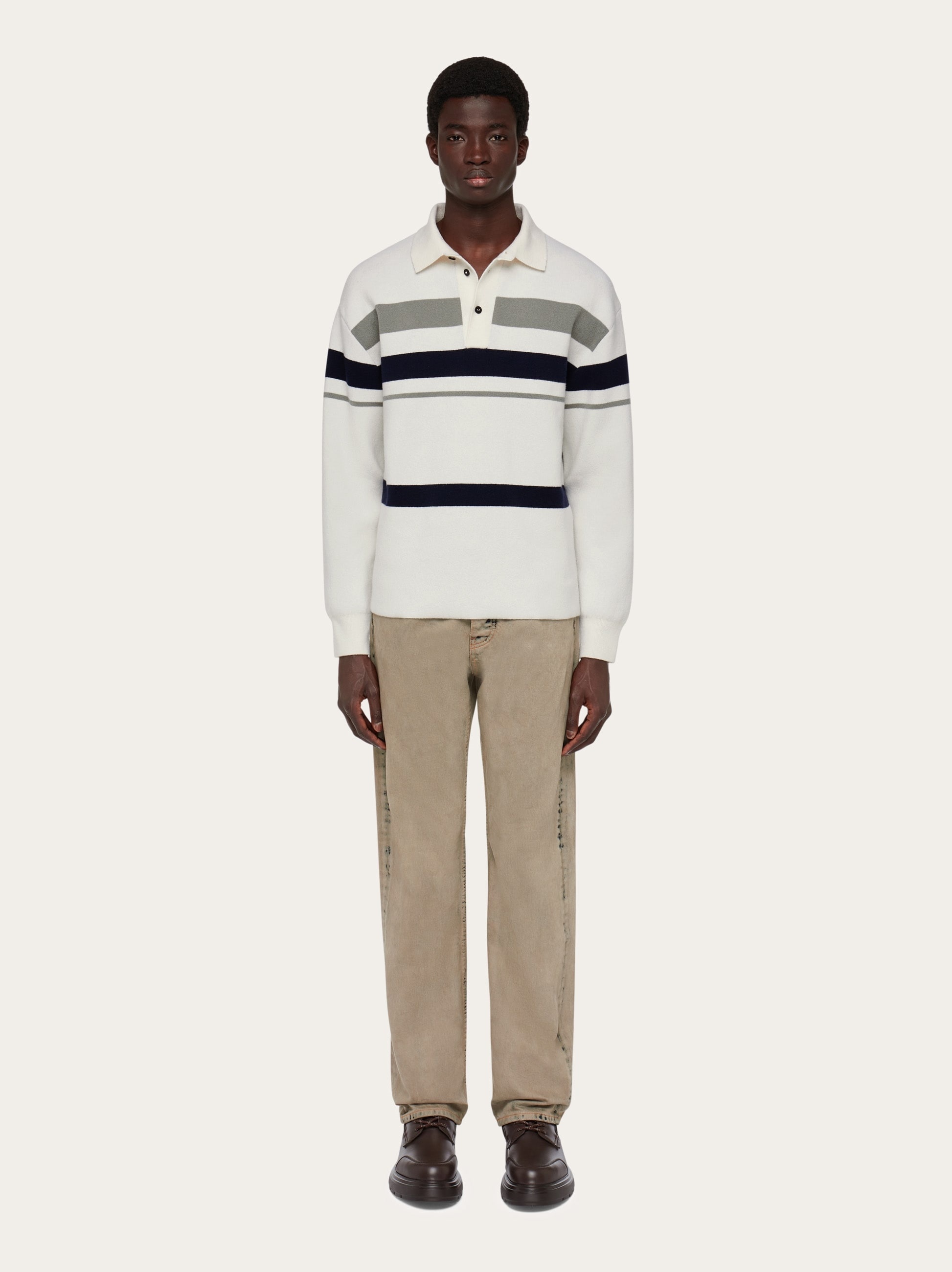 Long sleeved polo shirt - 7